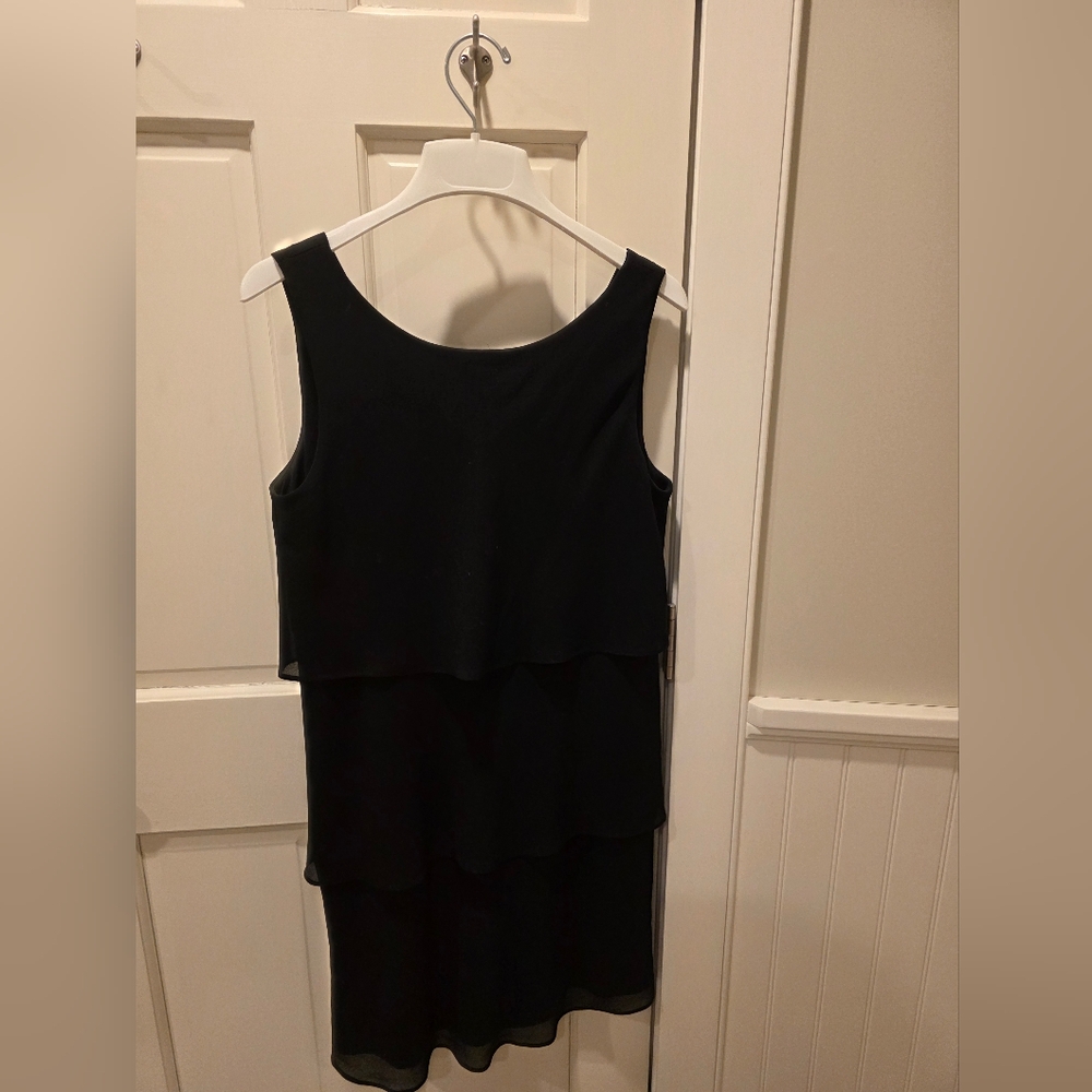 Patra Petite Vintage Cocktail Tiered Layered Midi Dress